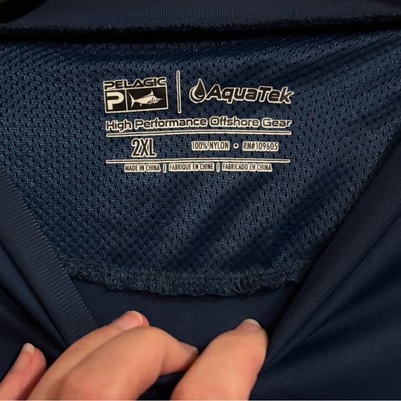 NWT Pelagic Aquatek Fish Co. Long Sleeve Shirt sz XXL - Picture 3 of 6